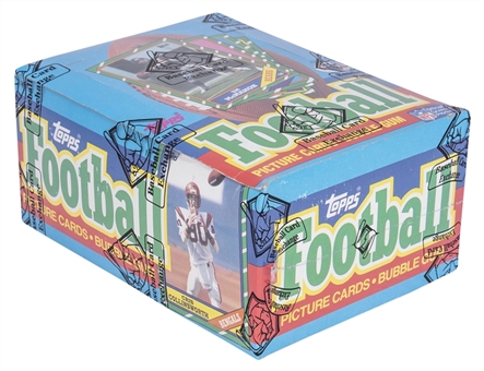 1986 Topps Football Unopened Wax Box (36 Packs) - BBCE Certified